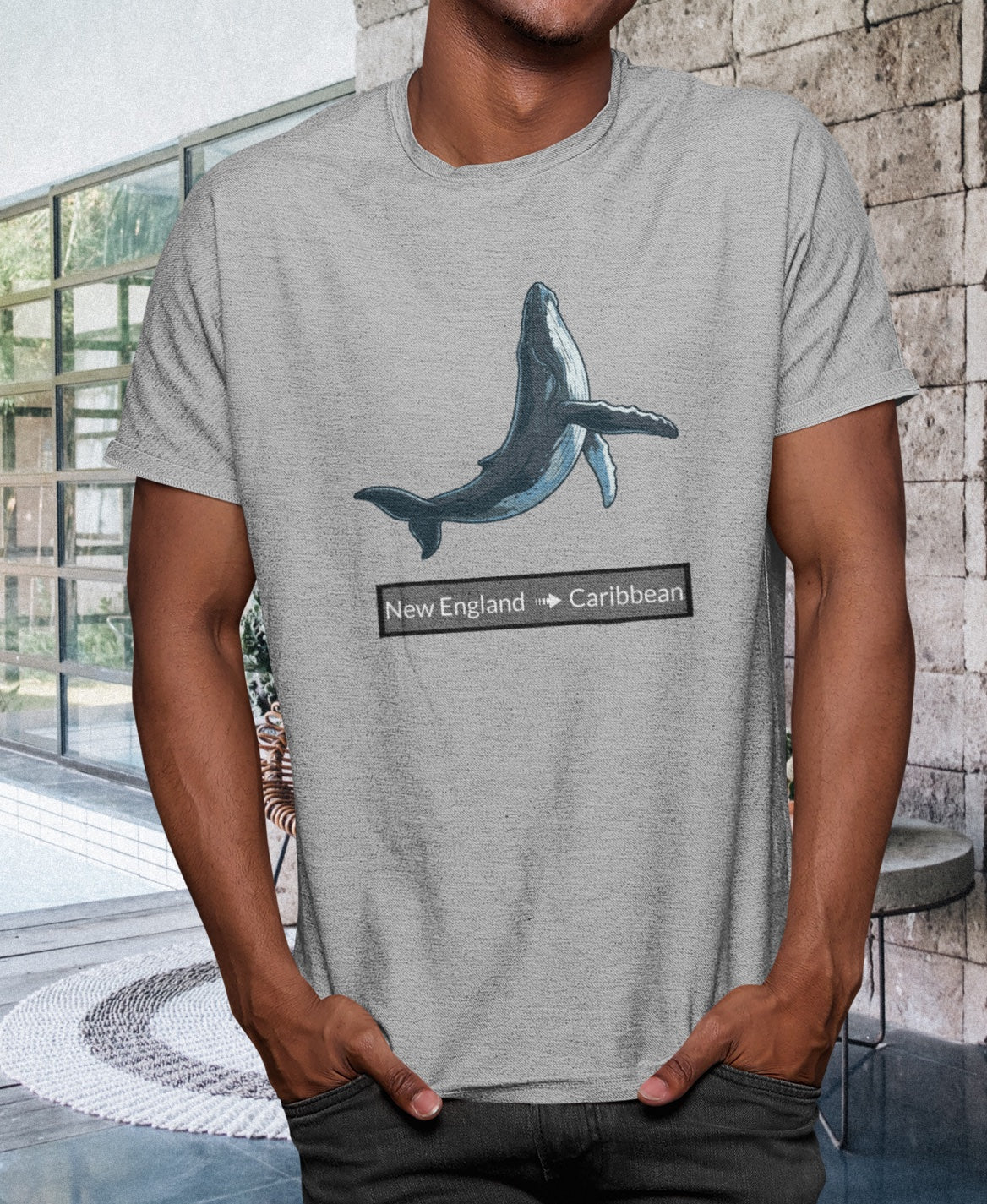 Humpback Tee - Migration "New England to Caribbean"