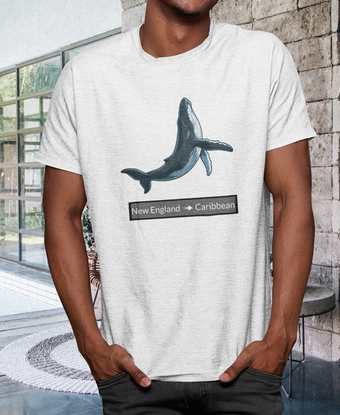 Humpback Tee - Migration "New England to Caribbean"