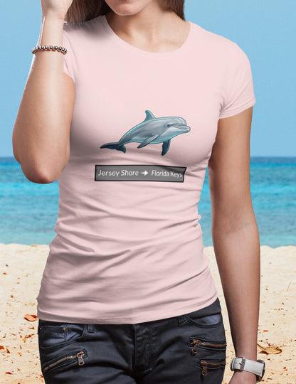 Dolphin Tee - Migration "Jersey Shore to Florida Keys"
