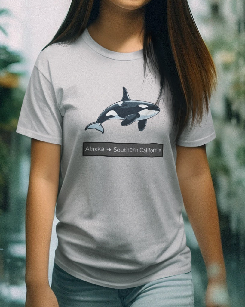 Orca Tee - Migration "Alaska to Southern California"