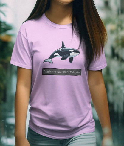 Orca Tee - Migration "Alaska to Southern California"