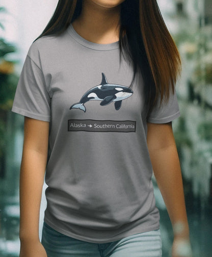 Orca Tee - Migration "Alaska to Southern California"