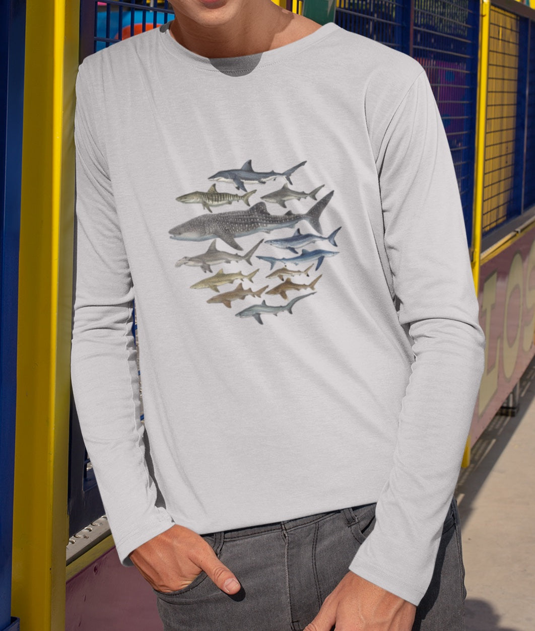 Rash Guard – "Ocean's Twelve" (Shark List on Back)