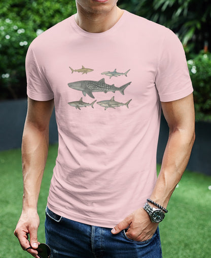Shark Tee - Ocean's Five (Logo on Back)