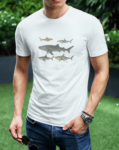 Shark Tee - Ocean's Five (Logo on Back)