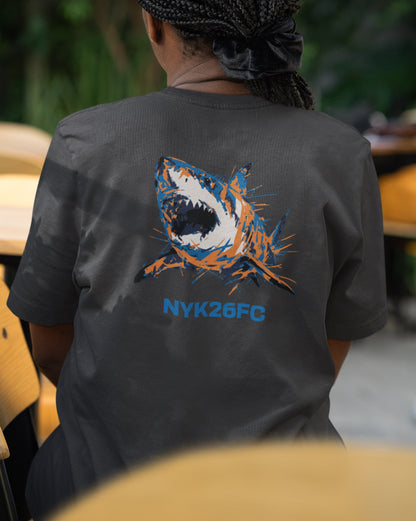 •V• Shark V-Neck Tee - NYK26FC GWS Slash (Front Logo)