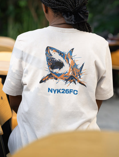 •V• Shark V-Neck Tee - NYK26FC GWS Slash (Front Logo)
