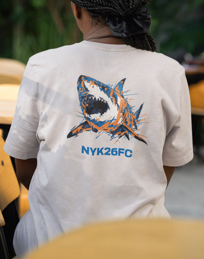 •V• Shark V-Neck Tee - NYK26FC GWS Slash (Front Logo)