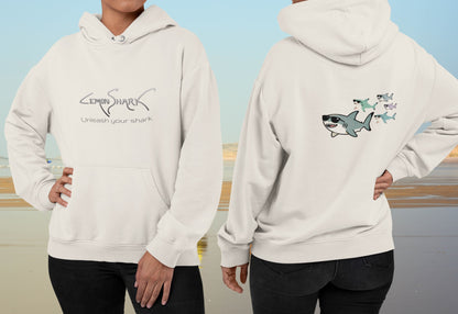 Sharky Pullover Hoodie - Sharky School (Front Logo)