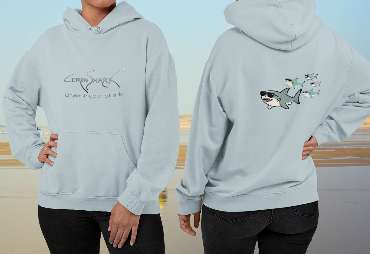 Sharky Pullover Hoodie - Sharky School (Front Logo)