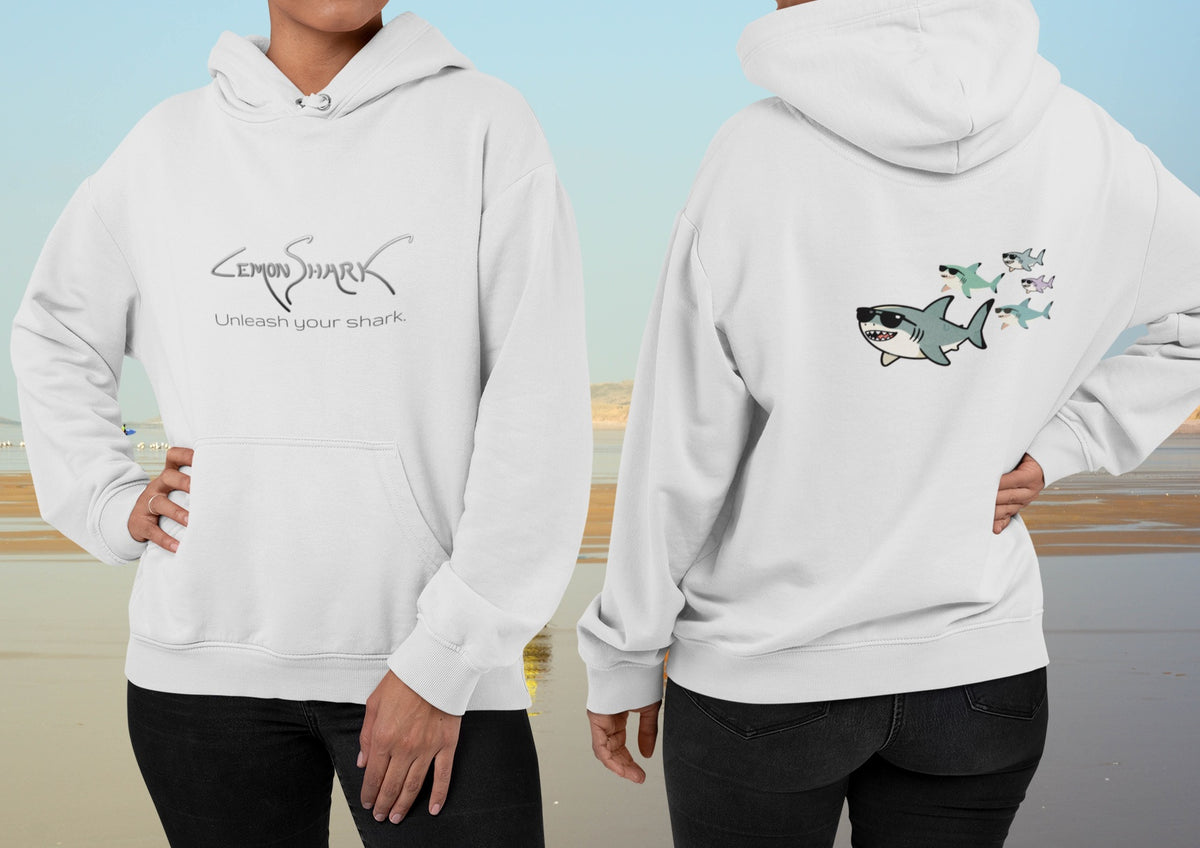 Sharky Pullover Hoodie - Sharky School (Front Logo)
