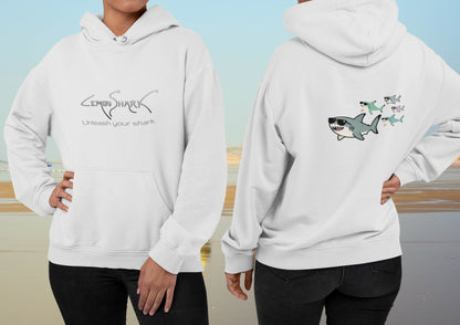 Sharky Pullover Hoodie - Sharky School (Front Logo)