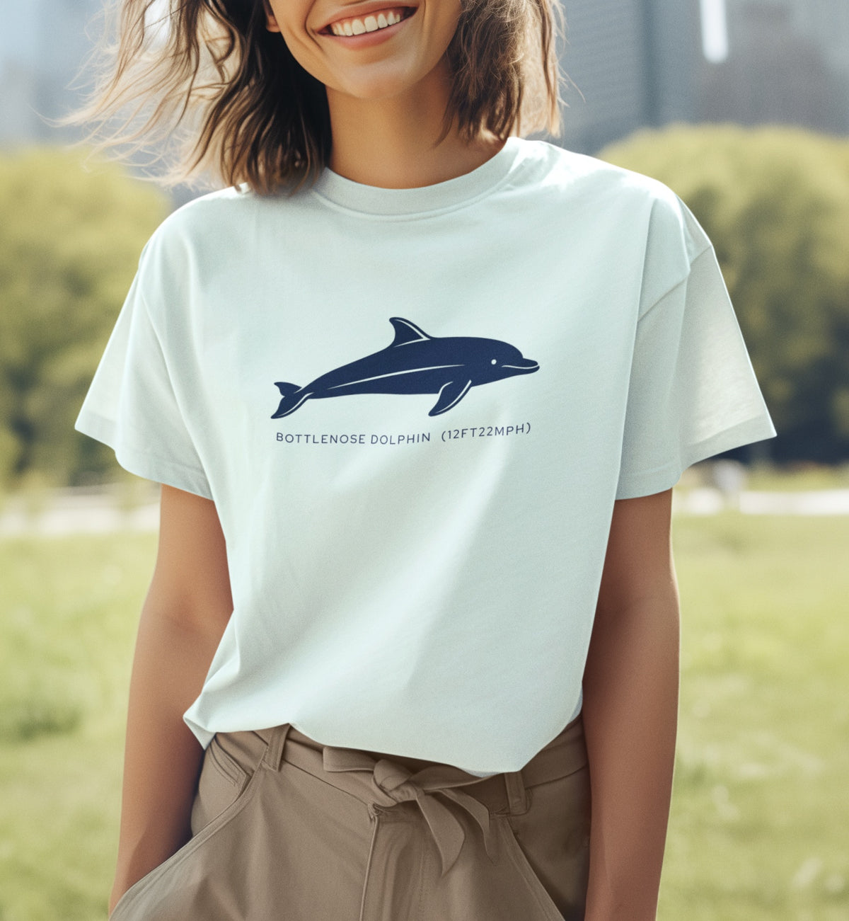 Dolphin Tee - "Stats"