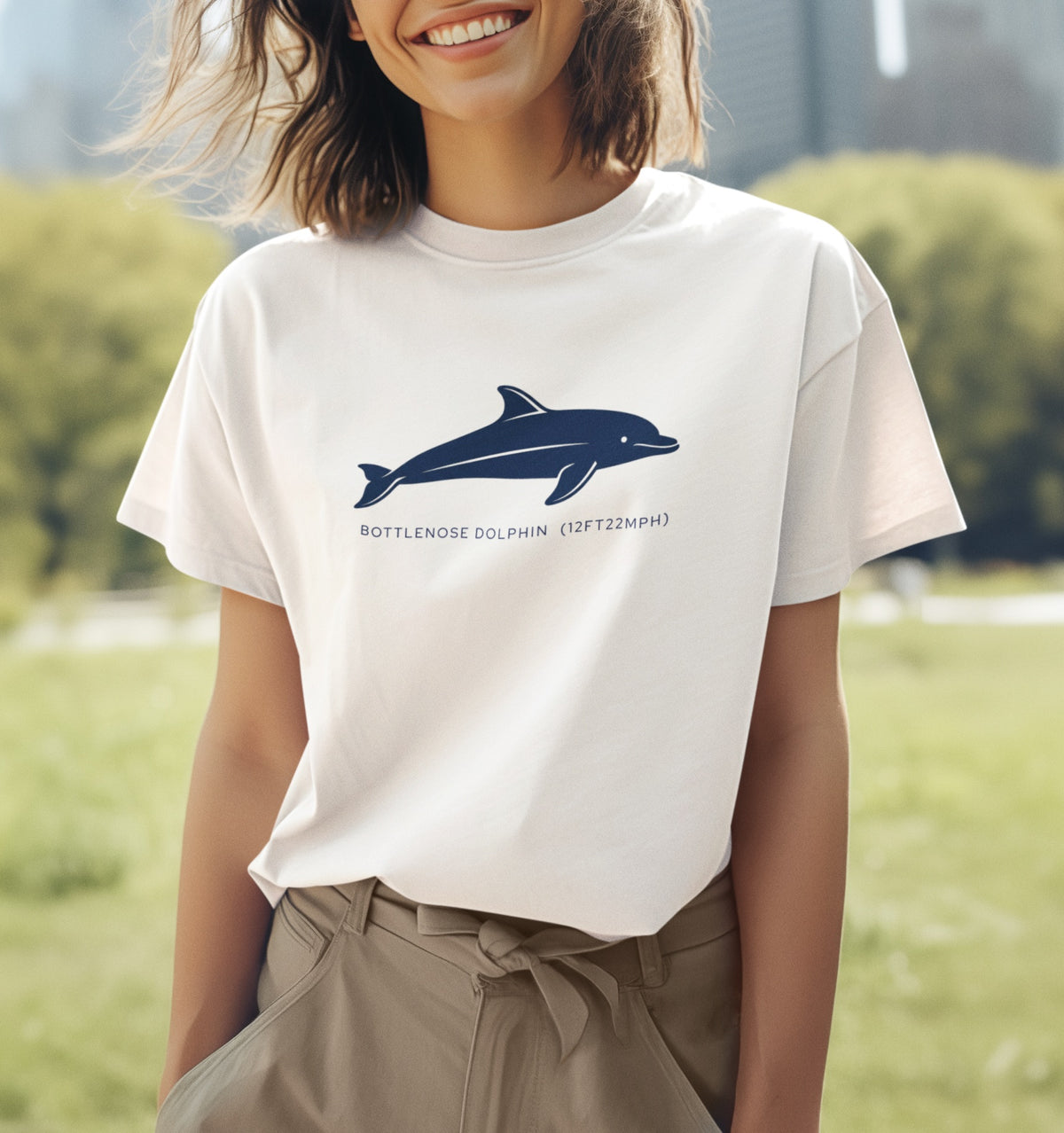 Dolphin Tee - "Stats"
