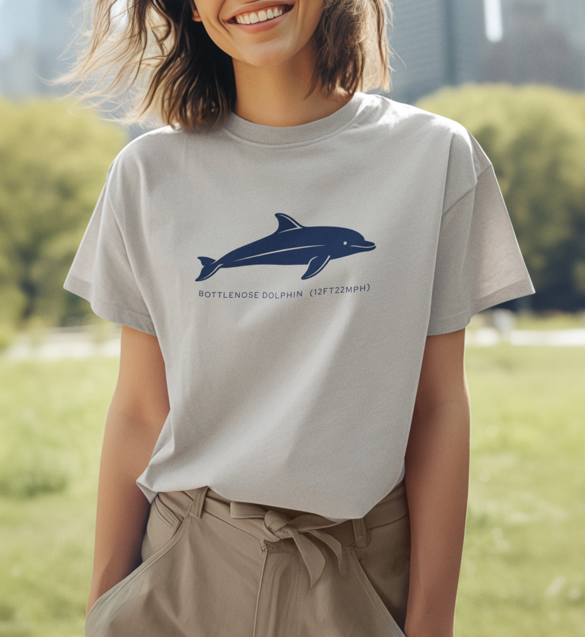 Dolphin Tee - "Stats"