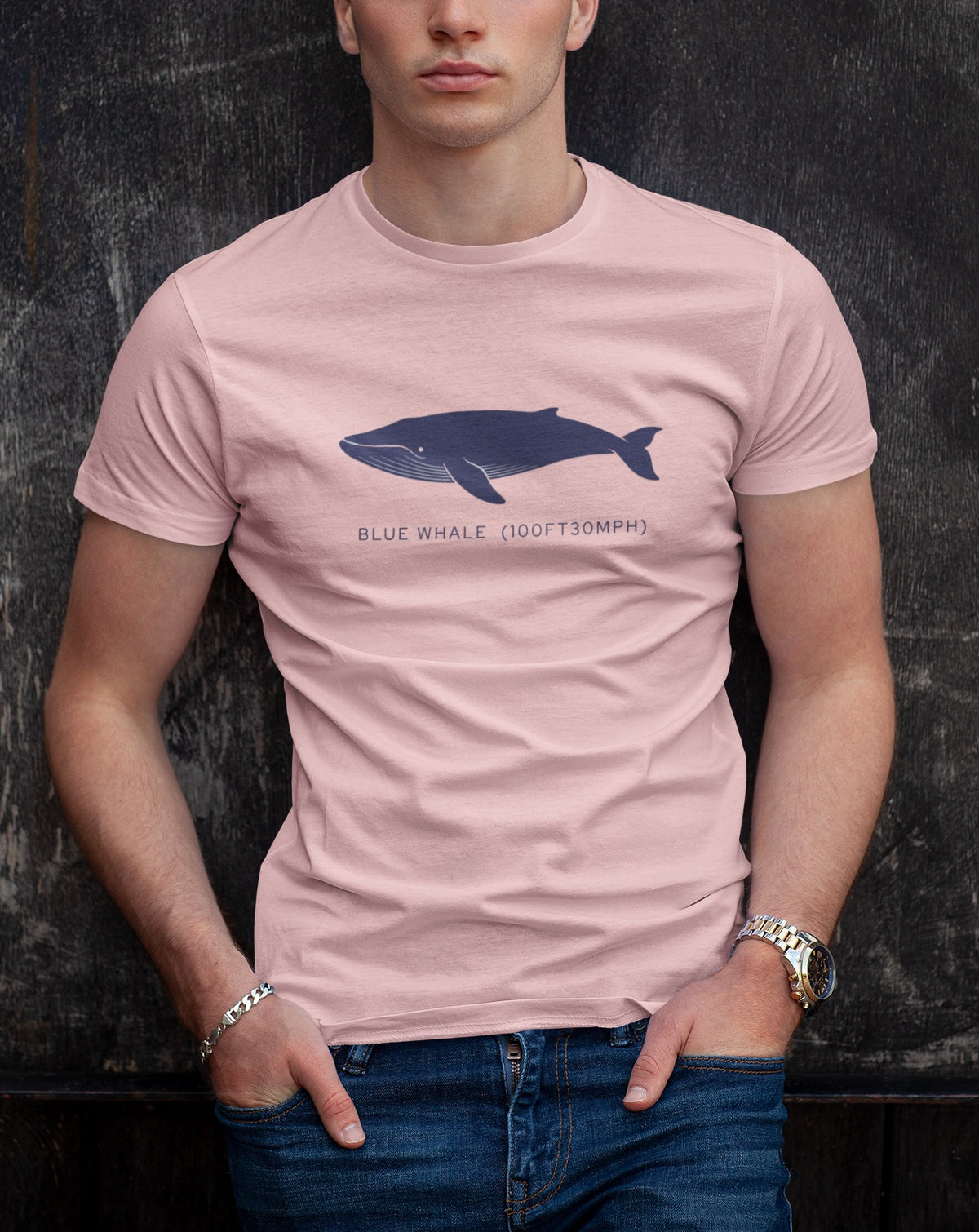 Blue Whale Tee - "Stats"