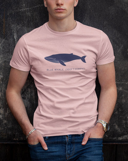 Blue Whale Tee - "Stats"