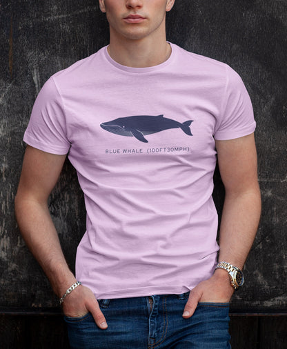 Blue Whale Tee - "Stats"
