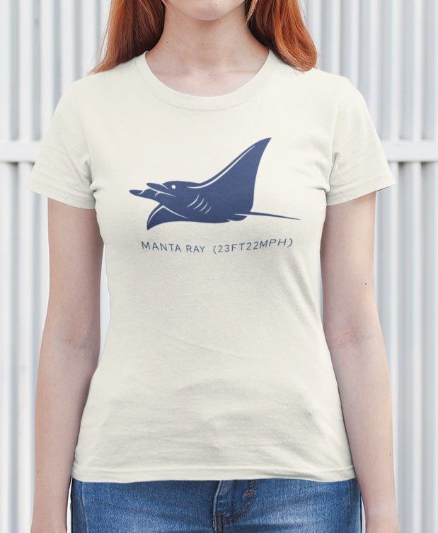 Manta Ray Tee - "Stats"