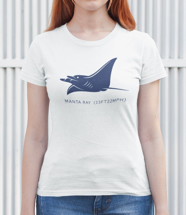 Manta Ray Tee - "Stats"