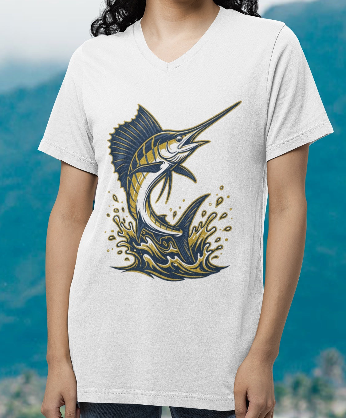 Marlin V-Neck Tee - Breach