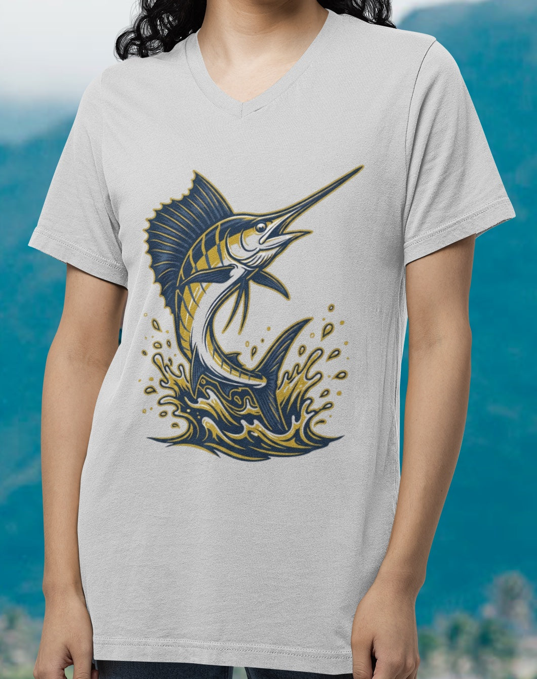 Marlin V-Neck Tee - Breach