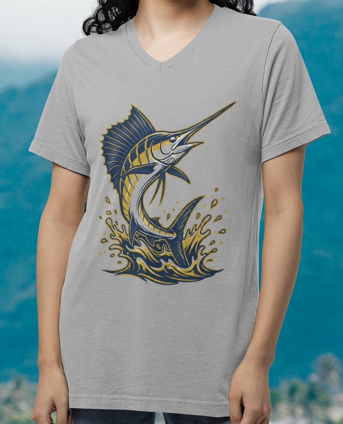 Marlin V-Neck Tee - Breach