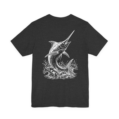 Marlin Club Tee - Leap (Back Image, Front Logo)