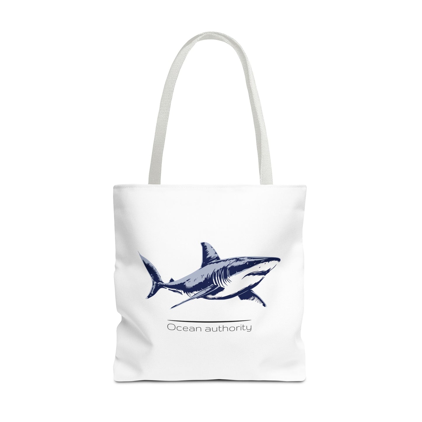 Shark Tote Bag — 'Ocean Authority' & 'Unleash Your Shark' Printed Tote
