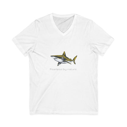 •V• Shark V-Neck Tee - Fearless By Nature