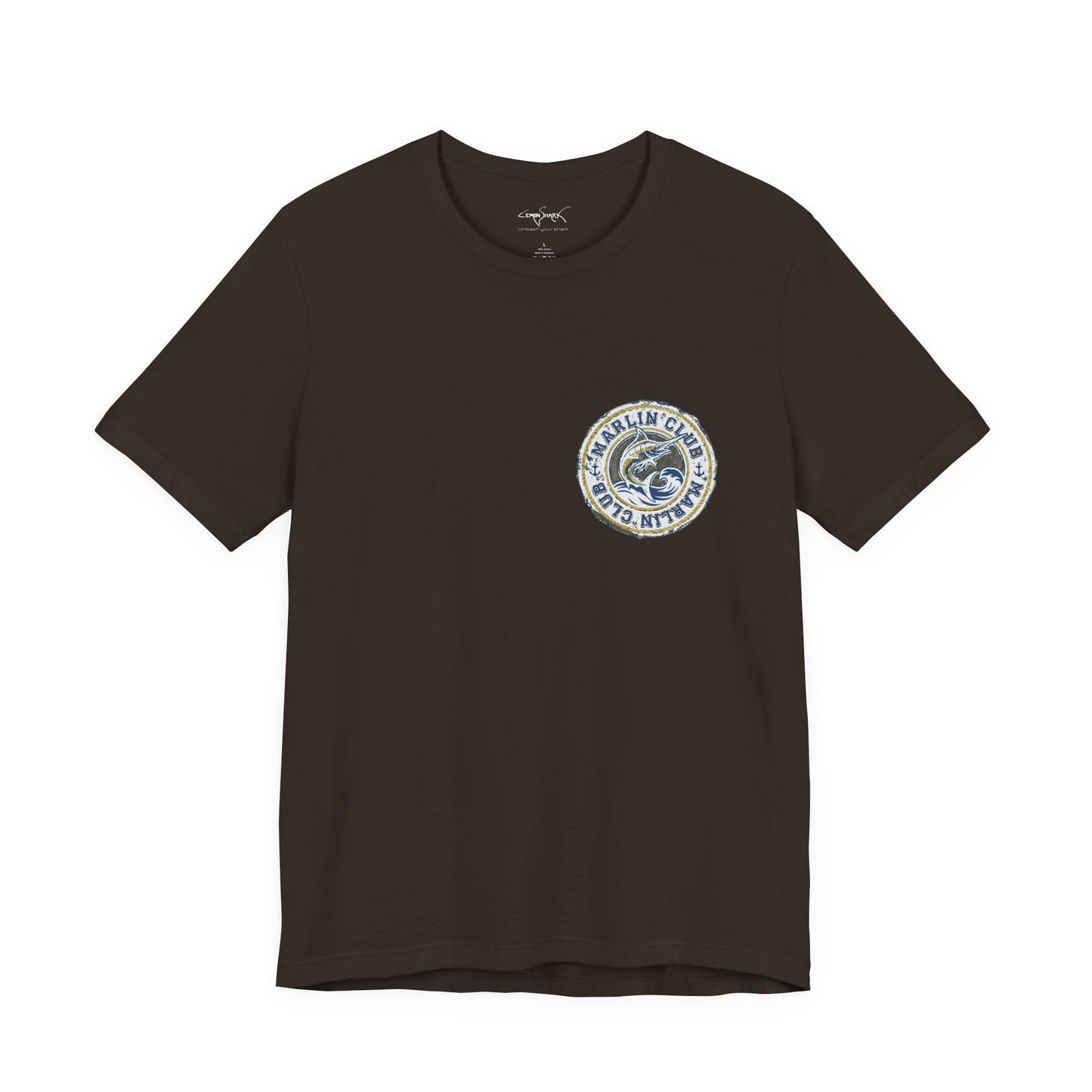 Marlin Club Tee - Back Image (Small Badge on Front)