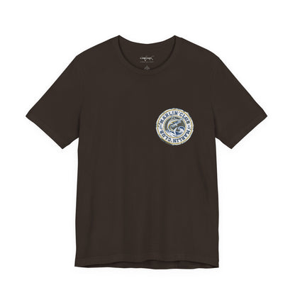 Marlin Club Tee - Back Image (Small Badge on Front)