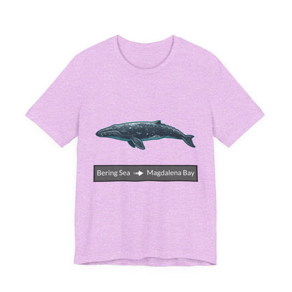 Gray Whale Tee - Migration "Bering Sea to Magdalena Bay"