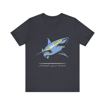 Blue Shark Tee - Unleash Your Shark