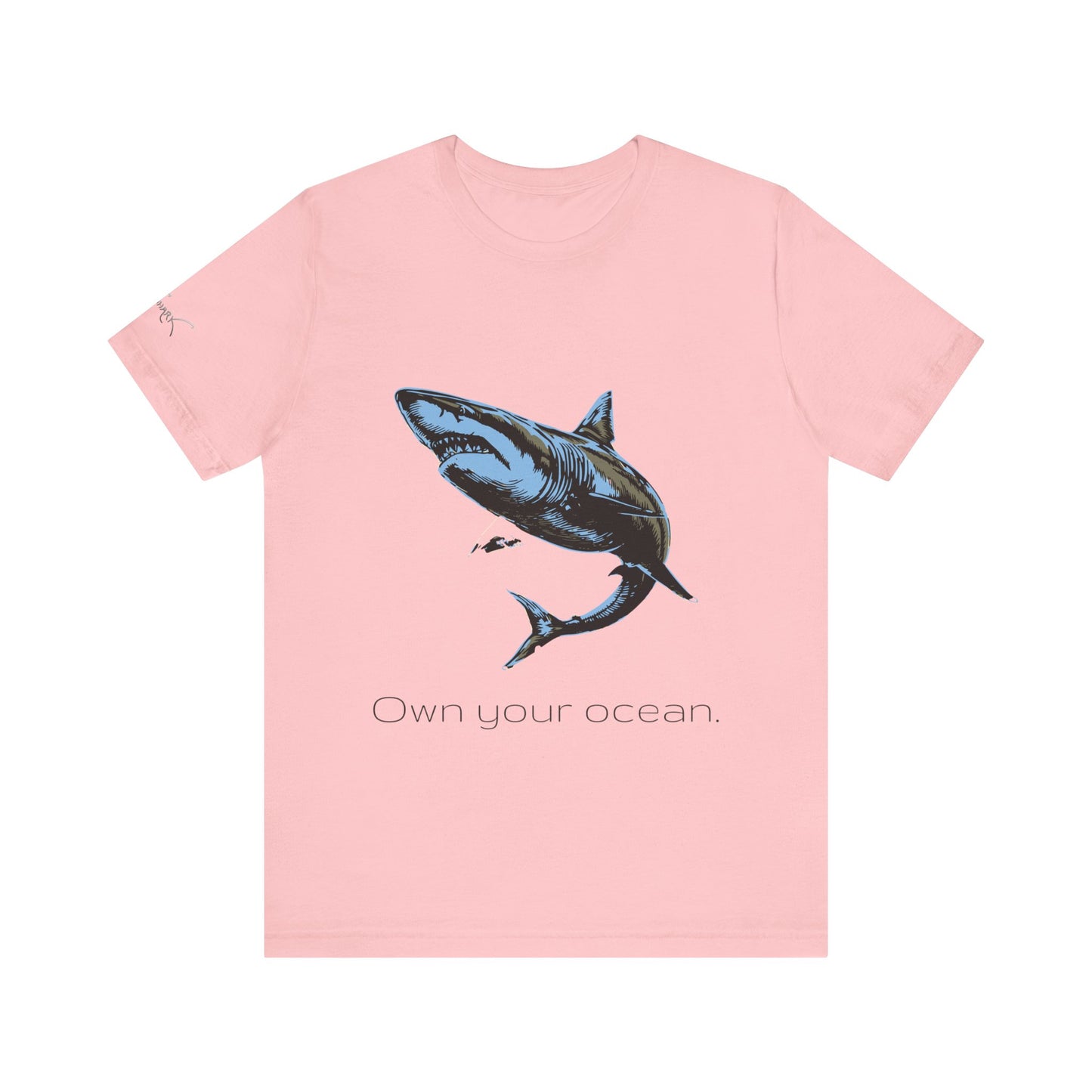 Great White Shark "Own your ocean" Graphic Unisex Jersey Tee