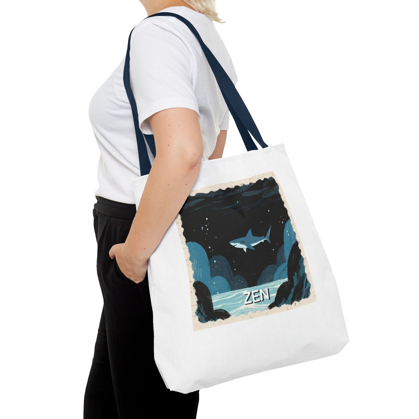 Shark Tote Bag - "Zen"