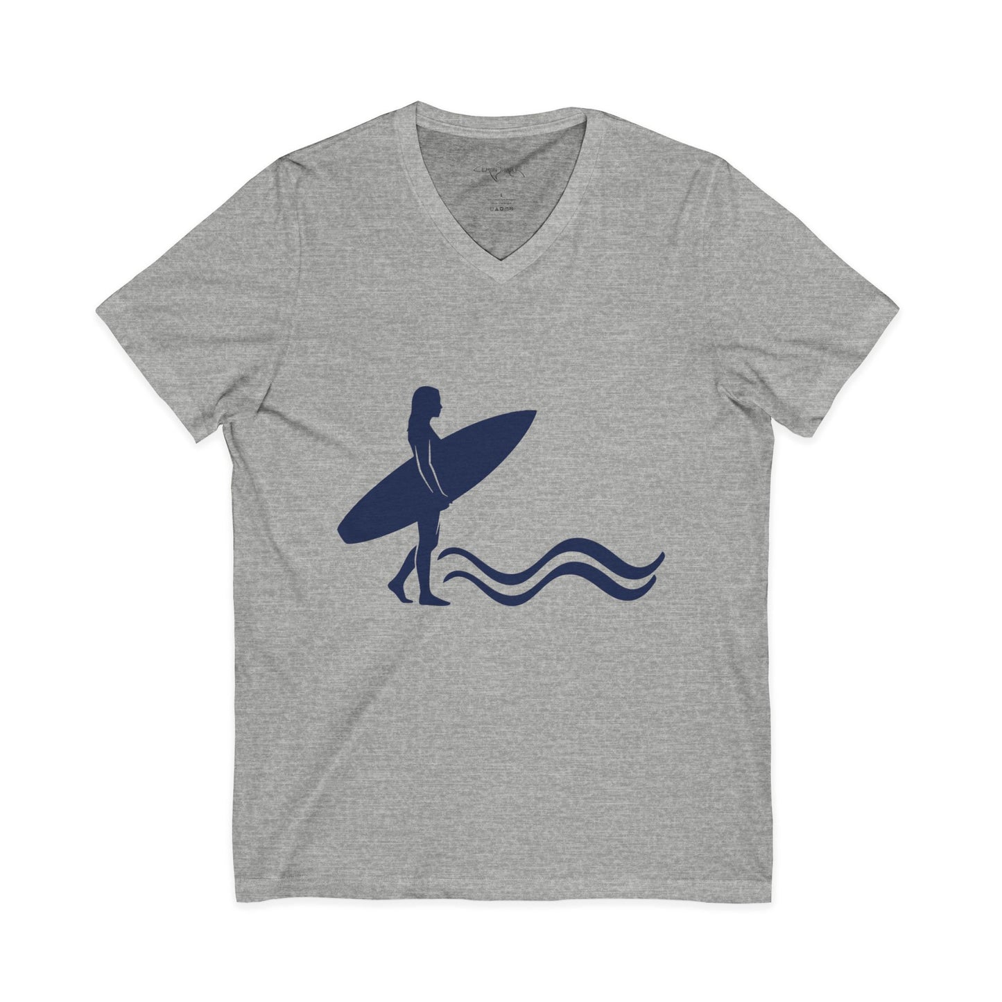 •V• Surfer V-Neck Tee - Silhouette