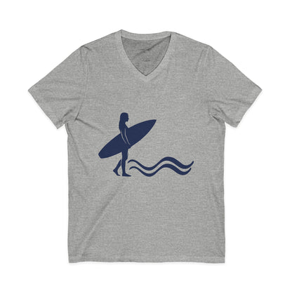 •V• Surfer V-Neck Tee - Silhouette