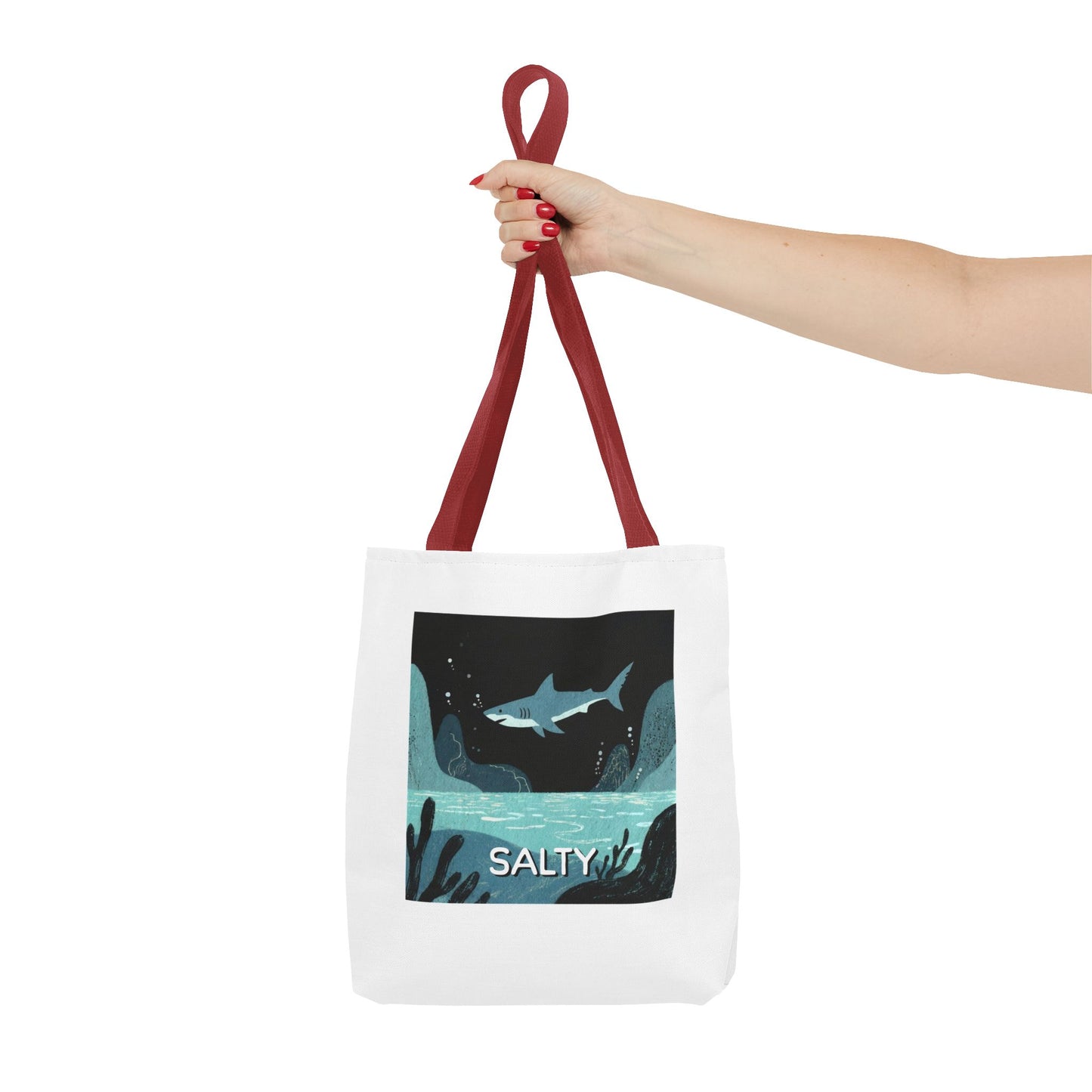 Shark Tote Bag - "Salty"