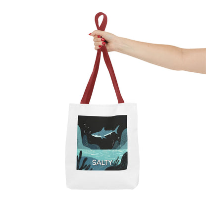 Shark Tote Bag - "Salty"
