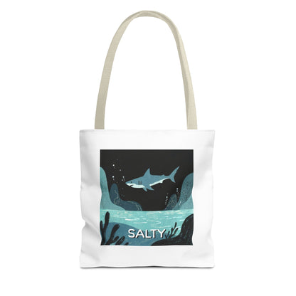Shark Tote Bag - "Salty"