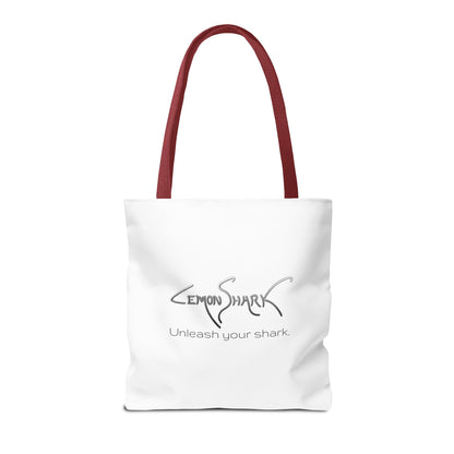 Shark Tote Bag — 'Ocean Authority' & 'Unleash Your Shark' Printed Tote