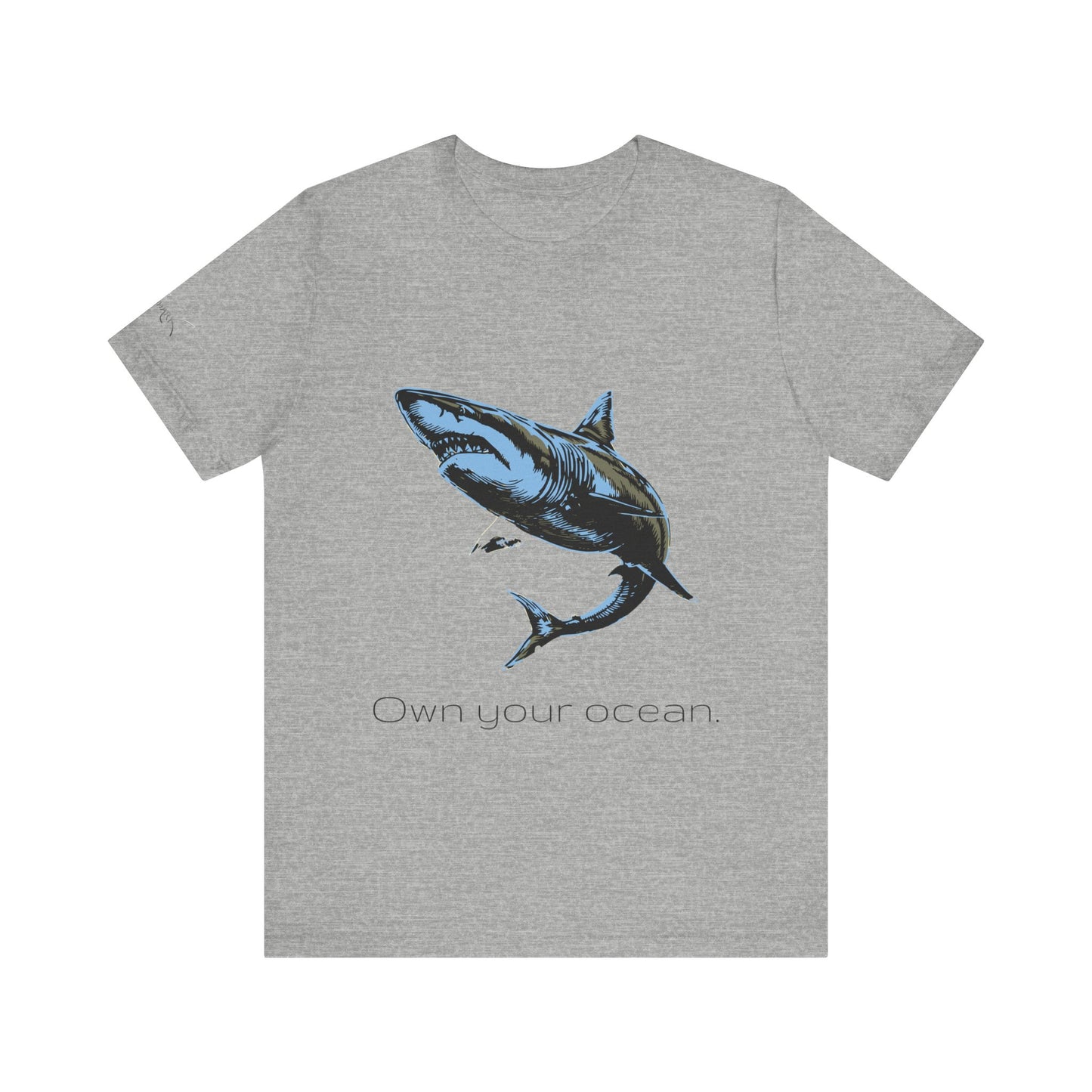 Great White Shark "Own your ocean" Graphic Unisex Jersey Tee