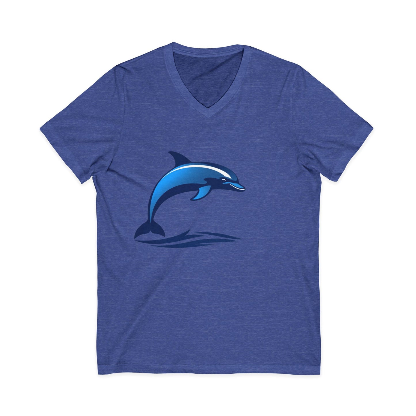 •V• Dolphin V-Neck Tee - Wave