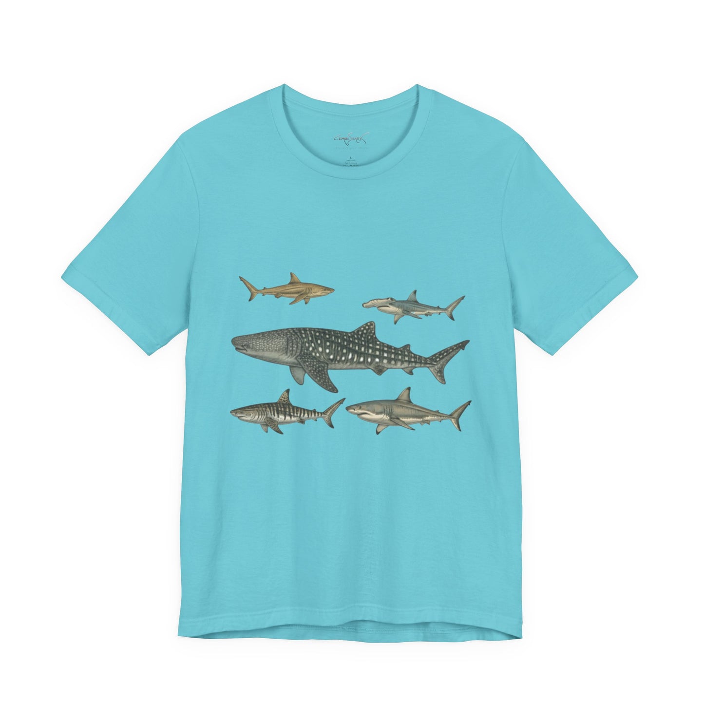 Shark Tee - Ocean's Five (Logo on Back)