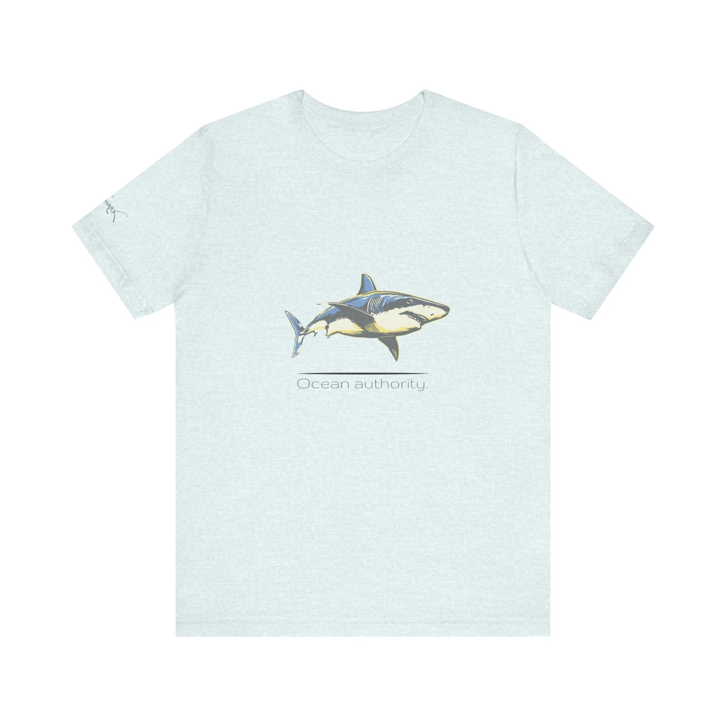 Great White Shark "Ocean Authority" Graphic Unisex Jersey Tee