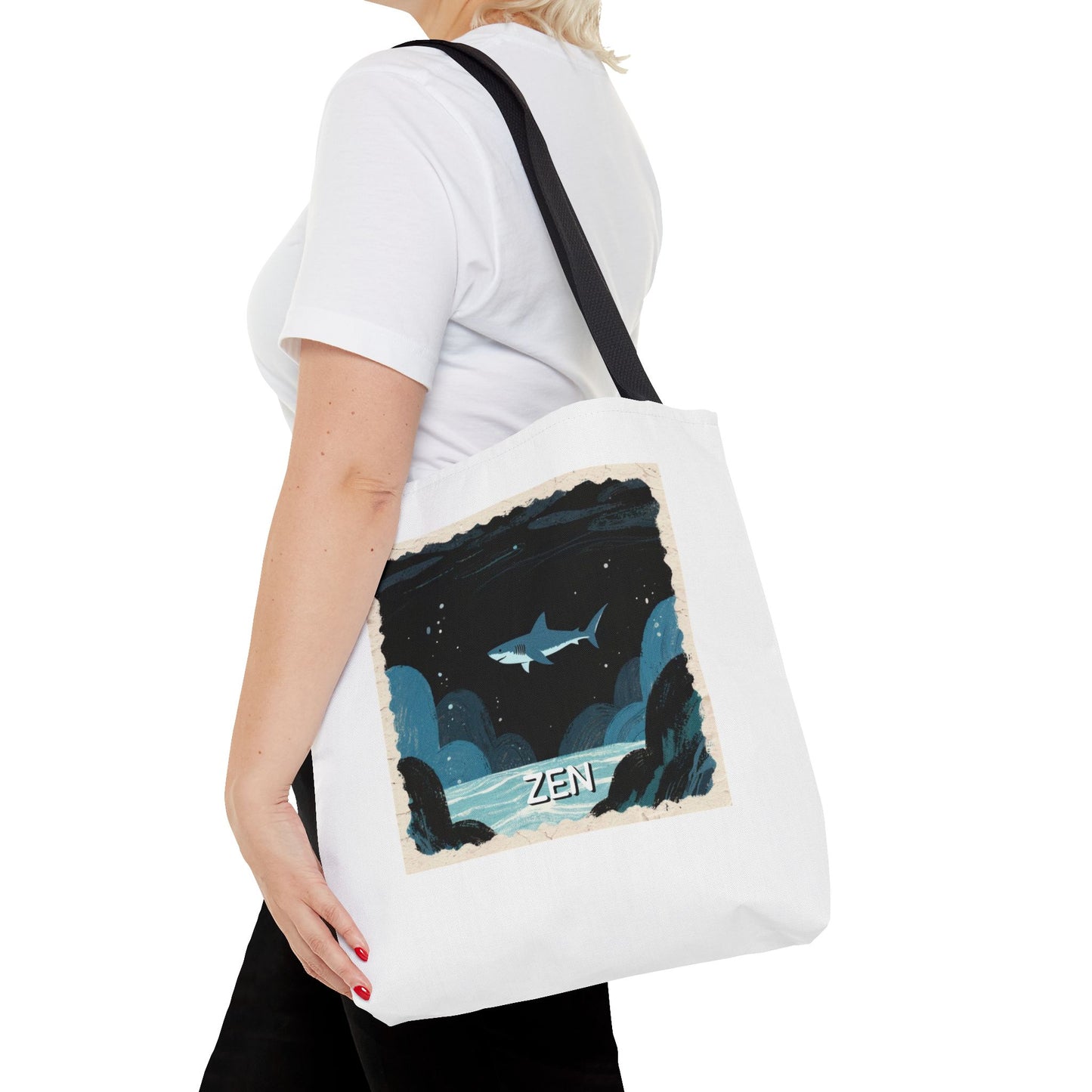 Shark Tote Bag - "Zen"