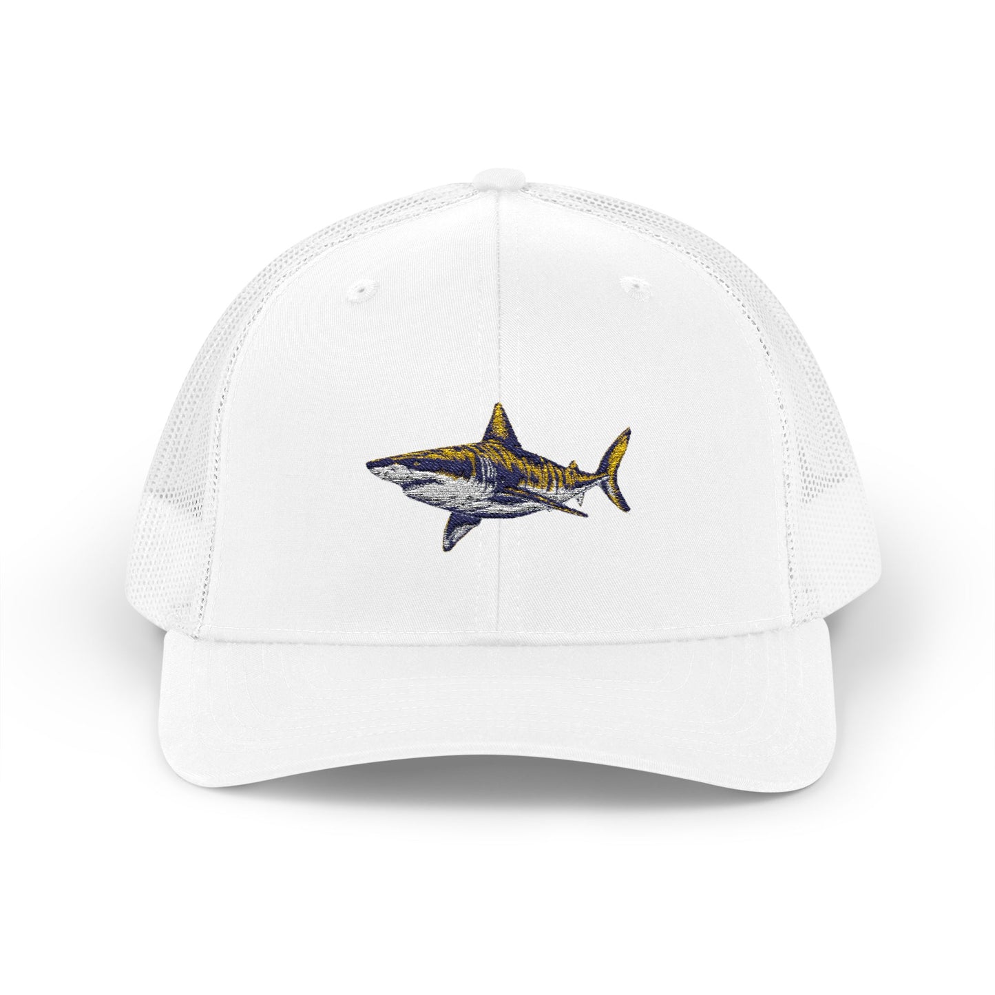 Tiger Shark Embroidered Snapback Cap