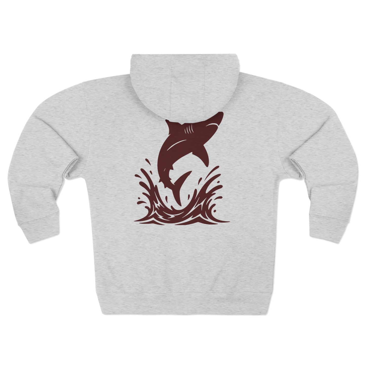 Shark Zip Hoodie - Splash