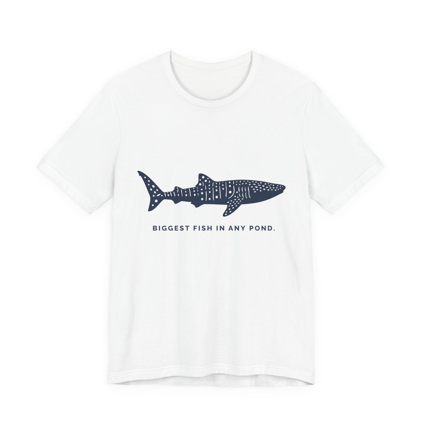 Shark Tee –  Whale Shark Silhouette "Biggest Fish In Any Pond"